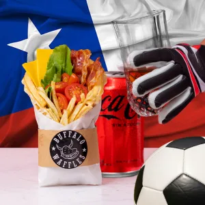 ⚽️Combo futbolero: Waffle + Bebida