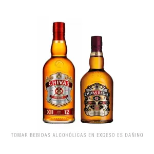 Pack Chivas Regal 12Yo X 700 Ml + Chivas 12Yo X 200 Ml