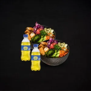 2 Poke Bowl (arma tu poke) + 2 bebidas