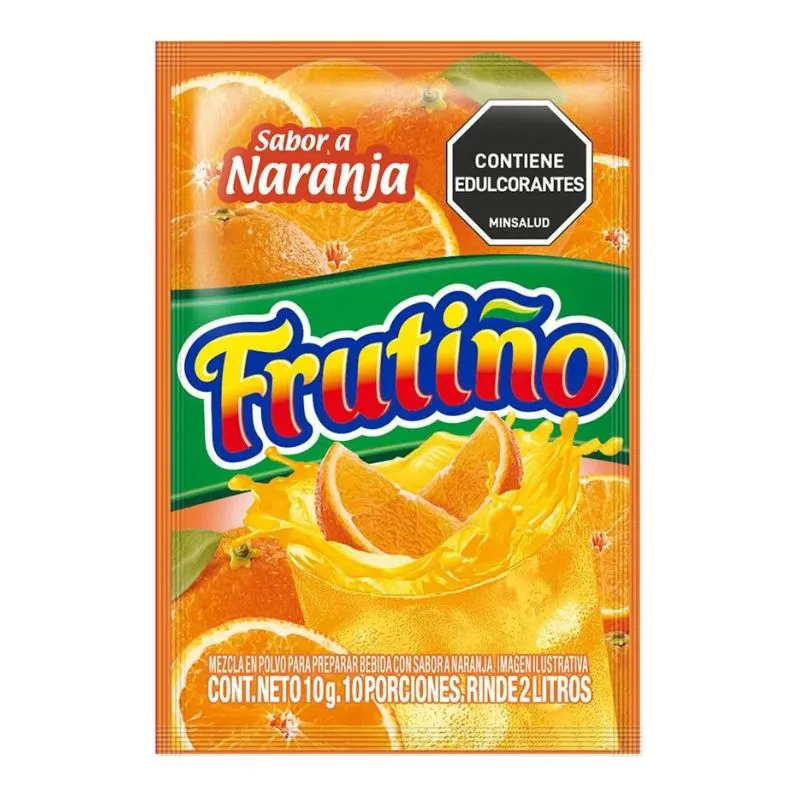 MEZCLA EN POLVO FRUTIÑO NARANJA 2L X 10 GRS - Supermercados La 80 ...
