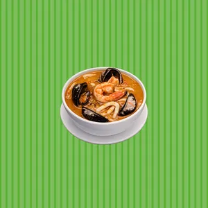 CALDO CON MARISCOS