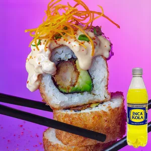 Combo Crispy Acevichado 10 Makis + Inca Kola Zero 600ml