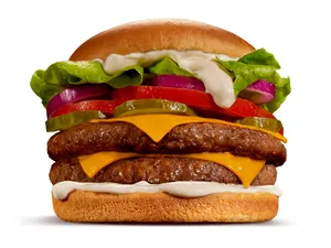 Hamburguesa La Clasica  Queso Doble
