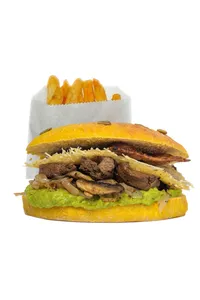 Burger Vegan Sister + Papas