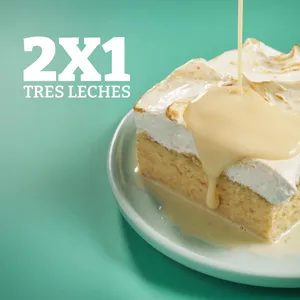 2X1 PORCIÒN TRES LECHES