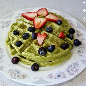 Wafle de matcha