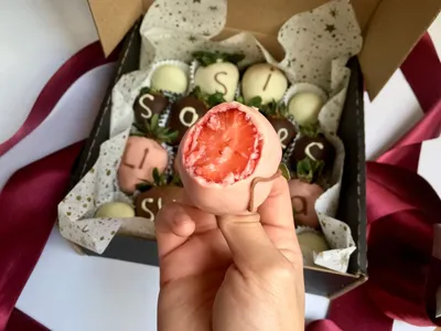 Fresas con chocolate