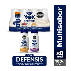 8 alimento lacteo yox defensis alpina multisabor x 100 grs
