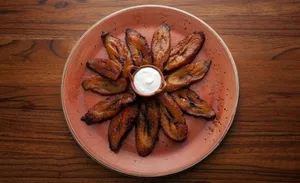 Plátanos Machos con Crema
