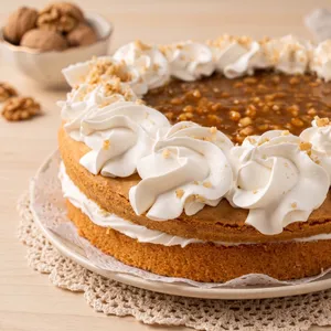 Kuchen De Nuez Crema