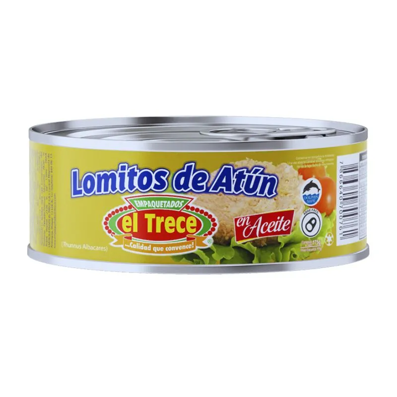 Lomitos de atun el trece aceite x 175 grs