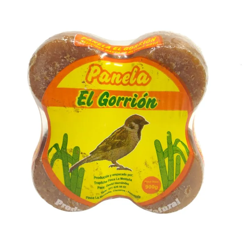 PANELA EL GORRION PORCIONADA X 900 GRS PANELA EL GORRION PORCIONADA X 900 GRS