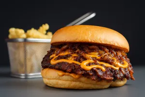 Oklahoma burger doble + Fries