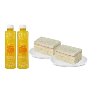 Pack (2 Triple De Jamon Queso Y Pollo Tambo + 2 Jugo Naranja Epic 250Ml)
