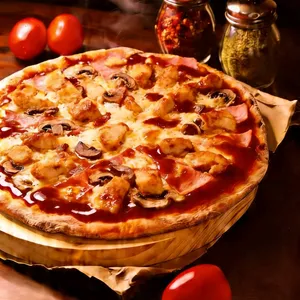 Pizza a la bbq