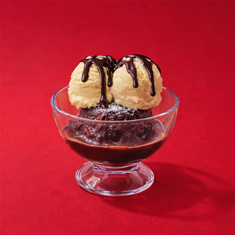 Volcán de chocolate