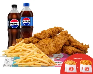 Chicken Tenders Combo (10 piezas).