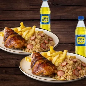 2/8 Chauferos + 2 Gaseosas