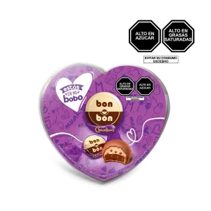 Chocolate Bon O Bon Chocolinas Corazon Acrilico X 105 Gr