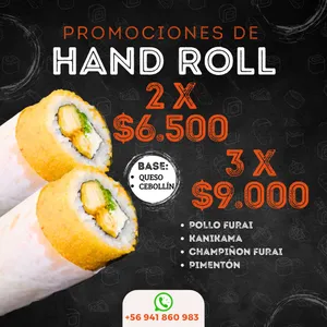2 HAND ROLLS