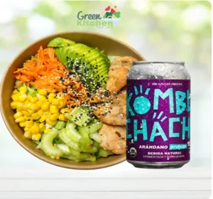 Ensalada vitamina + kombucha