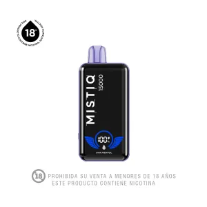 Vapeador Electrónico Mistiq Grape Ice 15000 Puff X 1 Und