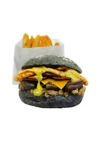 Burger Vegan Cheddar Nasty + Papas