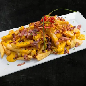 Papas Fritas Con Tocino