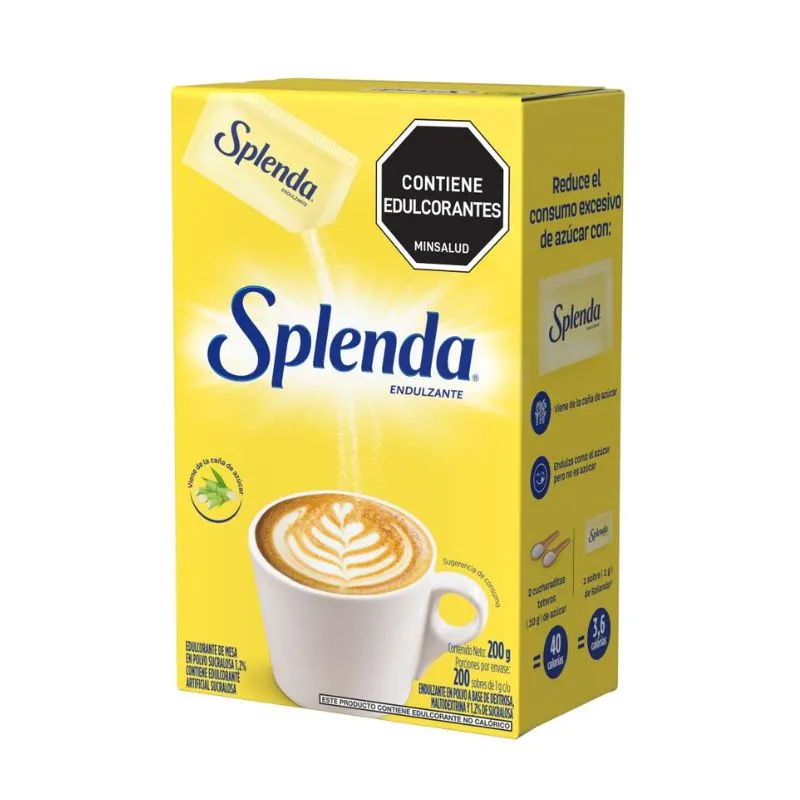 ENDULZANTE POLVO SPLENDA X 240 GRS 200+40 UNDS