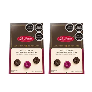 Pastillas de Chocolate Bitter x 150g x 2und