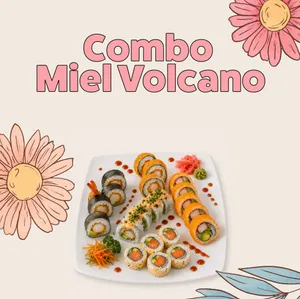 COMBO MIEL VOLCANO ROLL 30 bocados
