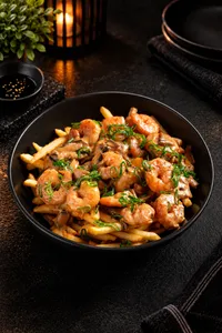 Papas Camarón Champiñón