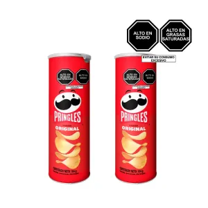 Pack (2 Papas Pringles Original X 104 Gr)