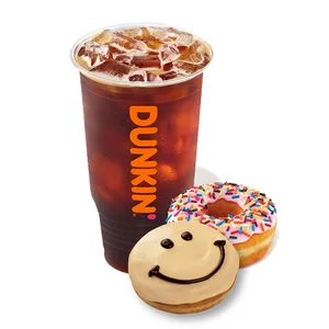 Iced Americano XL + 2 Donuts