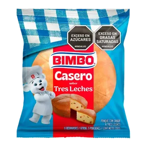 PONQUE CASERO BIMBO TRES LECHES X 200 GRS PONQUE CASERO BIMBO TRES LECHES X 200 GRS