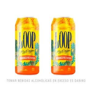 Pack (2 Rtd Loop By Psyco Maracuya Rush X 355 Ml)