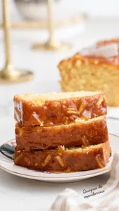 Porción de Queque de Mandarina