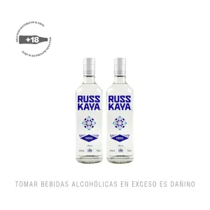 Pack (2 Vodka Russkaya 750 ml)