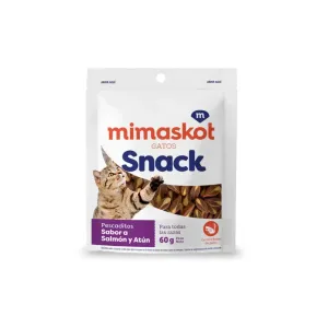Comida de Gato Mimaskot Snack Pescaditos Bolsa x 60 g