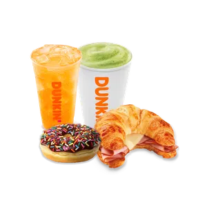Hot Bebida No Coffee + Sándwich + Donut Classic + Jugo M