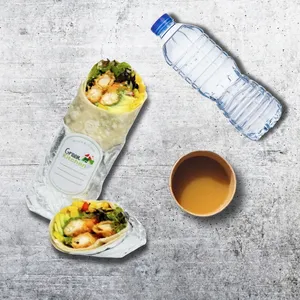 Wrap a Eleccion + Agua Mineral + Crema