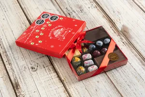 Caja Navidad Bombón 15x15