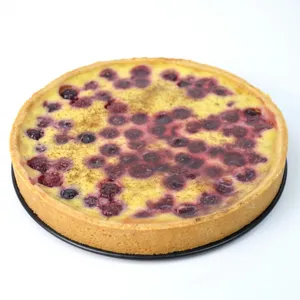 Kuchen alemán de frambuesas