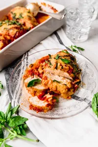 Pechuga de pollo rellena