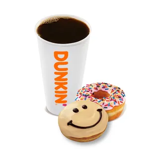 Coffee L + 2 Donuts