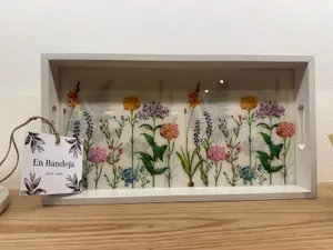 Bandeja madera rectangular