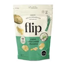 FLIP CHIPS DE PAPAS CREMA  CIBOULETTE 140 GR