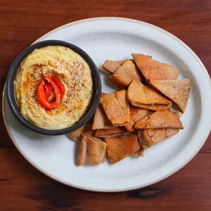 Hummus con zanahoria asada (Vegano)