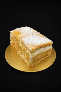 Milhojas de tres sabores