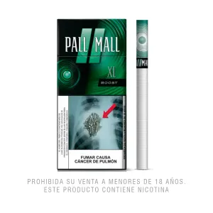 Cigarro Pall Mall Boost Xl Caja X 10 Und